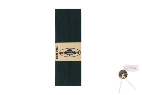 Jersey-Schrägband dunkelgrün, 3m
