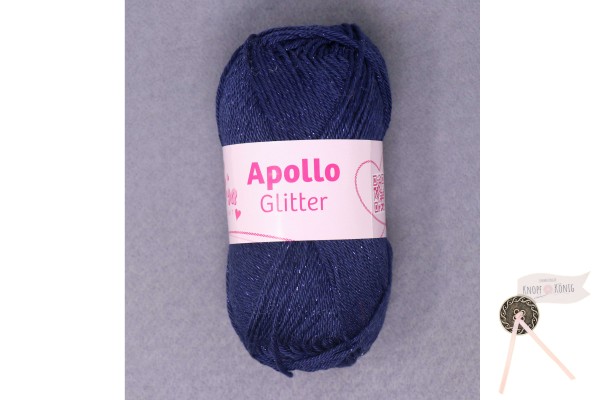 Apollo Glitter, dunkelblau