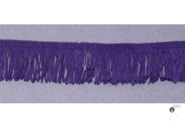 Kunstseidenfransen violett, 55mm