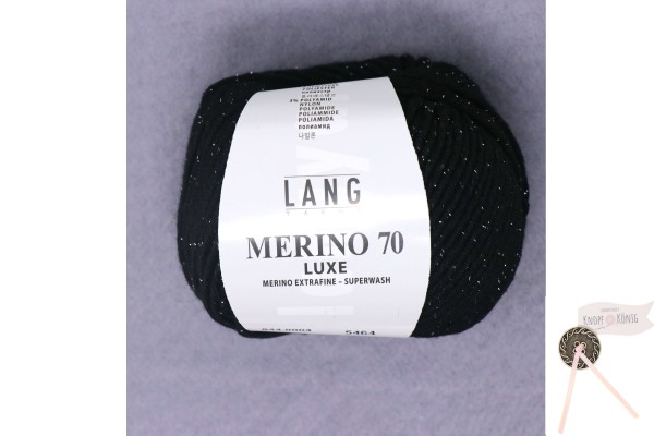 Merino 70 Luxe, schwarz