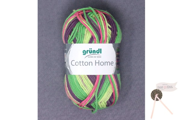 Cotton Home, grün-violett