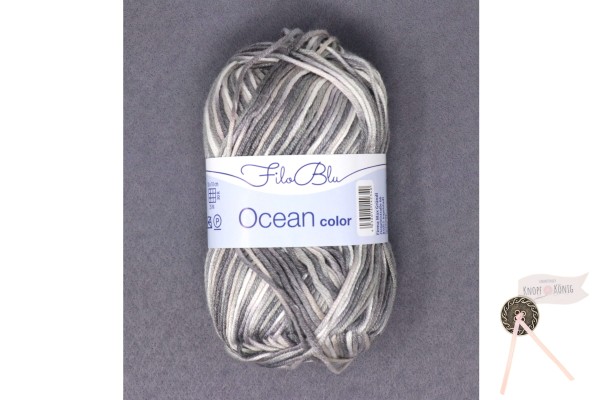 Ocean color, grau-weiß